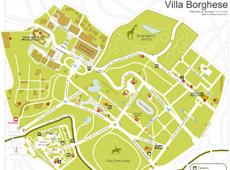 Plano de Villa Borghese